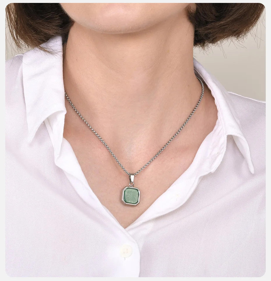 Pendentif en Aventurine - Attire la Chance