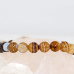 Bracelet en Agate du Botswana - Antistress