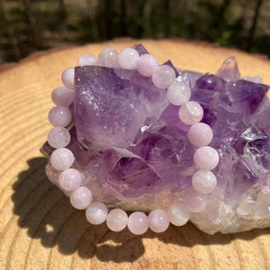 Bracelet en Kunzite - Guérison Émotionnelle