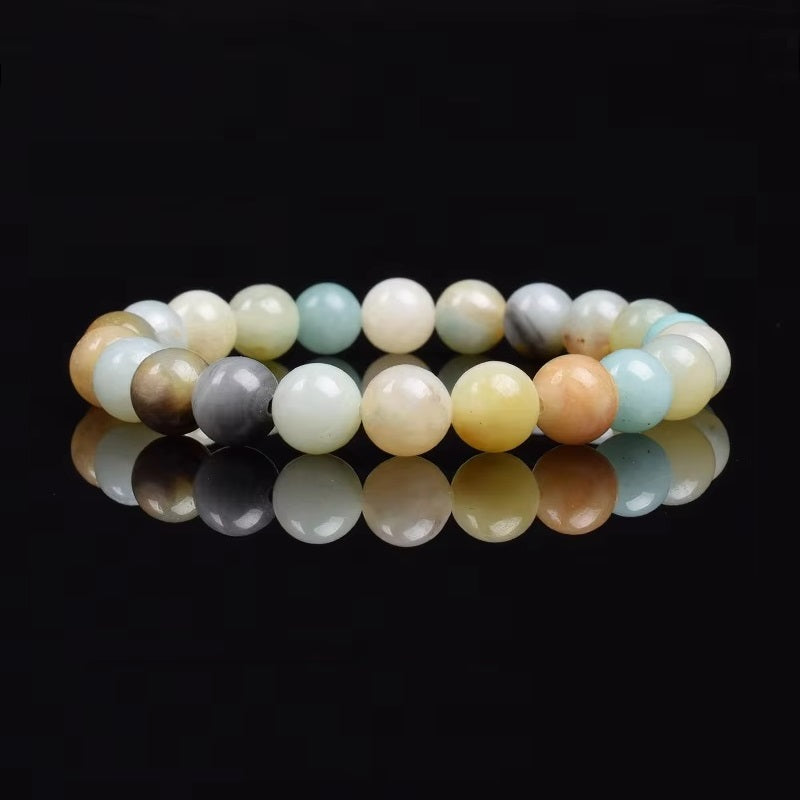 Bracelet en Amazonite Multicolore - Apaisement