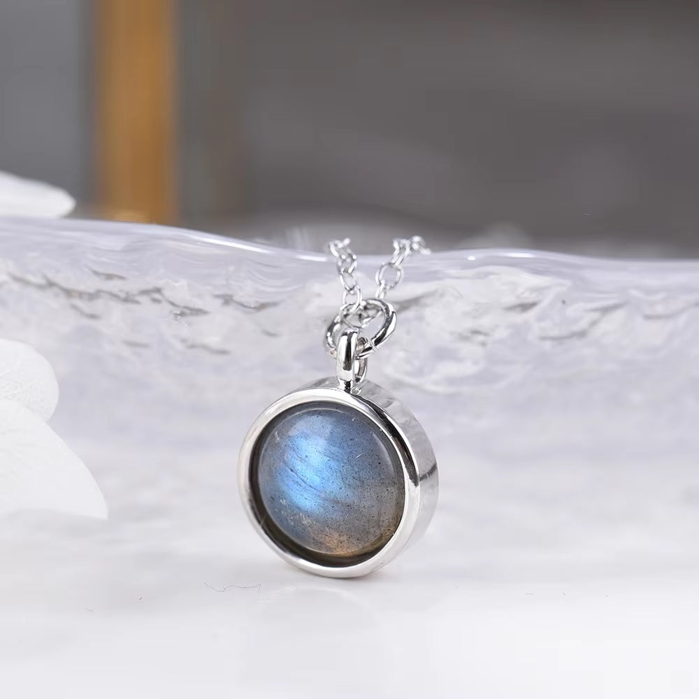 Pendentif en Labradorite - Protège les Hypersensibles